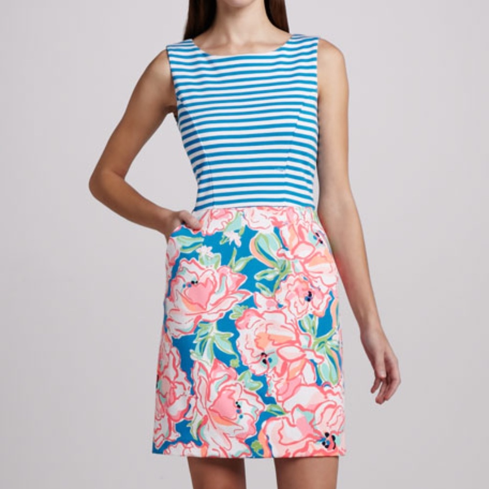 Lilly Pulitzer Juliana Striped Floral Dress